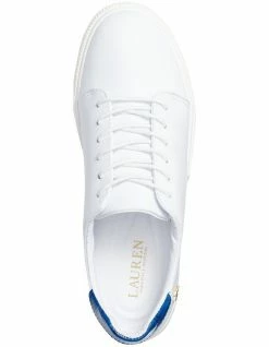 Lauren Ralph Lauren Joana III White/Pacific Royal Sneaker -Deals Shoes Store 851769190 3 720x928