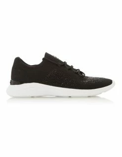 Dune London Easy Lace Up - Black