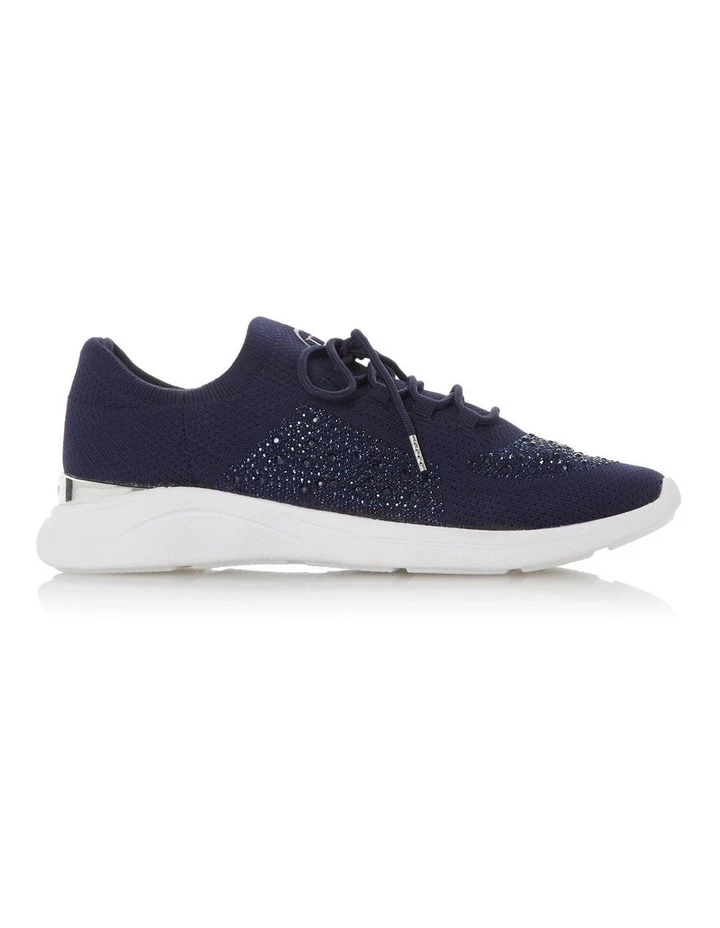 Dune London Easy Lace Up - Navy 1 Dune London Easy Lace Up - Navy