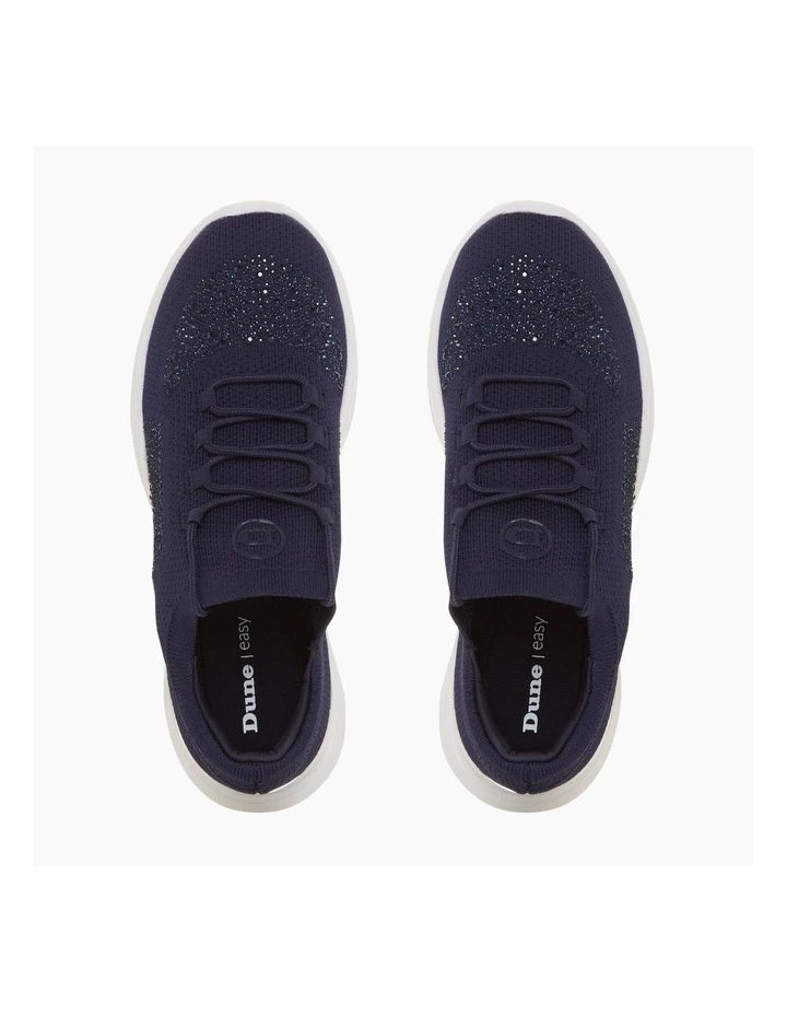 Dune London Easy Lace Up - Navy 3 Dune London Easy Lace Up - Navy - Image 3