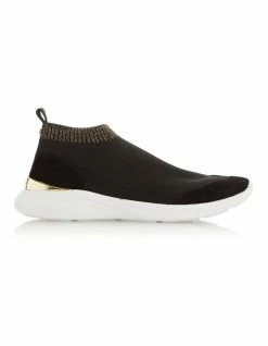 Dune London Easy Sock Boot - Black