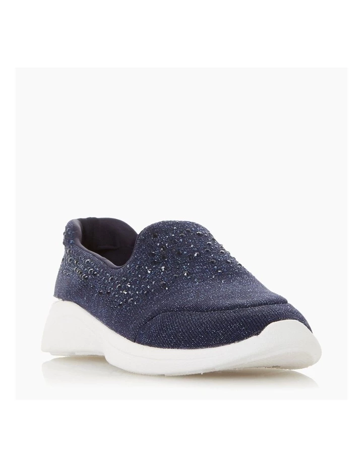 Dune London Easy Slipper Cut - Navy 2 Dune London Easy Slipper Cut - Navy - Image 2