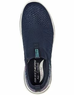 Skechers GOwalk Arch Fit Fun Times Navy Sneaker -Deals Shoes Store 853026580 4 720x928