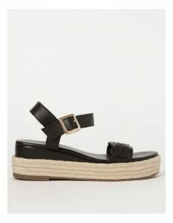 Trent Nathan Yvette Black Sandal