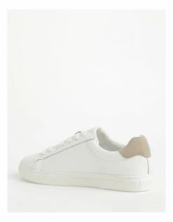 Piper Billie White/Beige Leather Sneaker -Deals Shoes Store 854030260 3 720x928