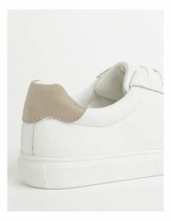 Piper Billie White/Beige Leather Sneaker -Deals Shoes Store 854030260 5 720x928