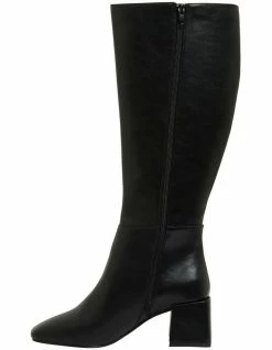 Ravella Tabby Black Smooth Boots -Deals Shoes Store 855343180 3 720x928