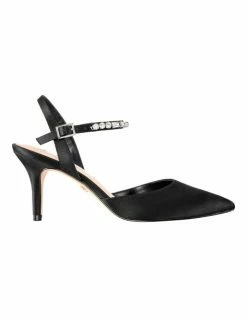 NINA Tonya Black Satin Pump
