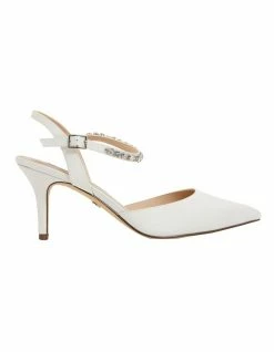 NINA Tonya Ivory Satin Pump