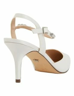 NINA Tonya Ivory Satin Pump -Deals Shoes Store 855534430 4 720x928