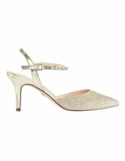 NINA Tonya Platino Baby Glitter Pump