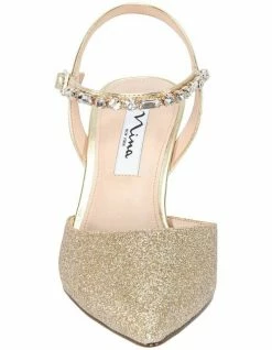 NINA Tonya Platino Baby Glitter Pump -Deals Shoes Store 855535870 4 720x928
