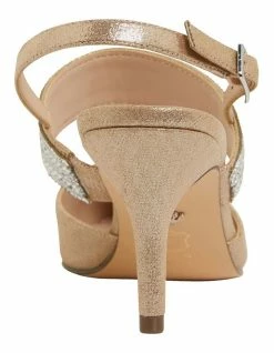 Nina Taupe Reflective Suede Pump -Deals Shoes Store 855539560 5 720x928