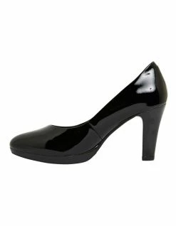 Easy Steps Opera Black Patent Heeled Shoes -Deals Shoes Store 856172980 3 720x928