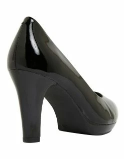 Easy Steps Opera Black Patent Heeled Shoes -Deals Shoes Store 856172980 4 720x928