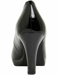 Easy Steps Opera Black Patent Heeled Shoes -Deals Shoes Store 856172980 5 720x928