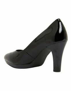 Easy Steps Opera Black Patent Heeled Shoes -Deals Shoes Store 856172980 7 720x928