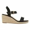 Sandler Annie Black Smooth Sandals