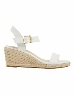 Sandler Annie White Smooth Sandals