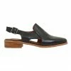 Sandler Santiago Black Glove Flat Shoes
