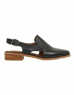 Sandler Santiago Black Glove Flat Shoes