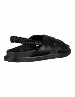 St. Sana Tatum Black Footbed Sandal -Deals Shoes Store 856612180 3 720x928