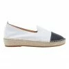 Hush Puppies Banu White/Black Flat Shoe