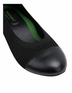 Hush Puppies Bodhi Black Flat Shoe -Deals Shoes Store 857501740 4 720x928