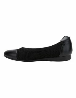Hush Puppies Bodhi Black Flat Shoe -Deals Shoes Store 857501740 5 720x928