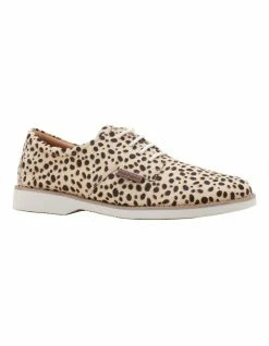 Hush Puppies Danae Tan Spotted Leopard Flat Shoe -Deals Shoes Store 857502280 3 720x928