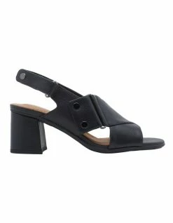 Hush Puppies Flashback Black Sandal