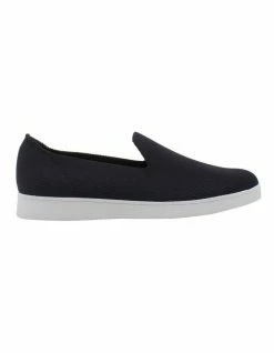 Hush Puppies Martini Black Flat Shoe