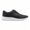 Hush Puppies Modern Work Black Nubuck Lace Up Sneaker