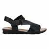 Hush Puppies Nizki Black Leather Sandal