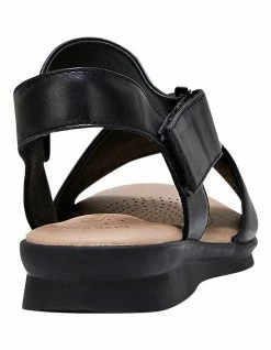 Hush Puppies Nizki Black Leather Sandal 9 Hush Puppies Nizki Black Leather Sandal -Deals Shoes Store 857503450 5 720x928
