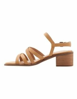 Hush Puppies Peechy Camel Sandal -Deals Shoes Store 857504440 4 720x928