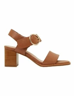Jane Debster Nickel Cognac Glove Sandals