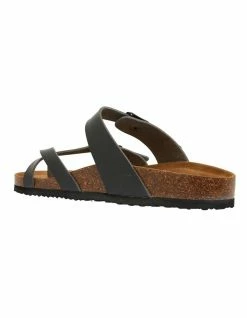 Ravella Deva Black Smooth Sandals -Deals Shoes Store 857689120 6 720x928
