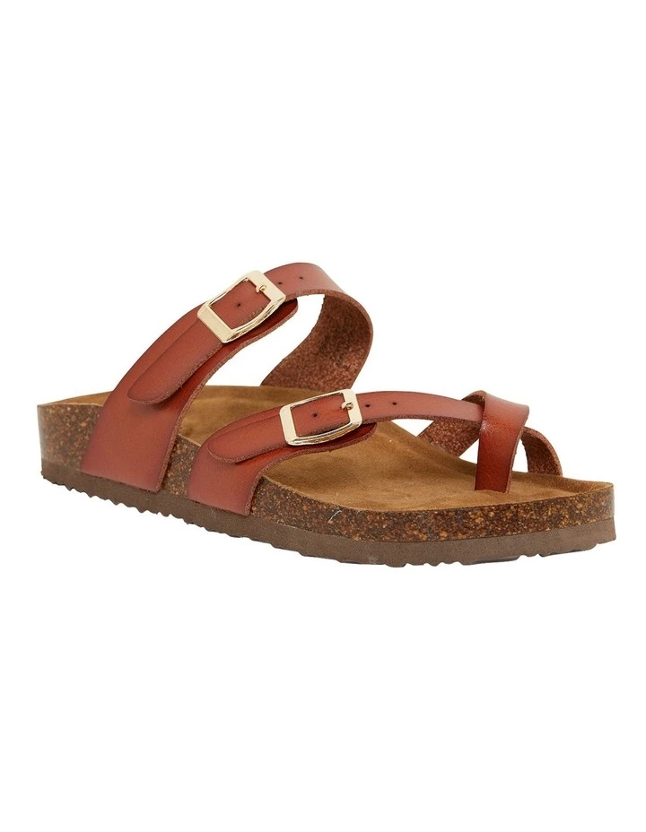Ravella Smooth Sandals Deva Cognac 2 Ravella Smooth Sandals Deva Cognac - Image 2
