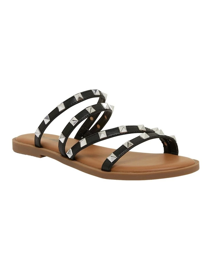 Ravella Carnival Black Smooth Sandals 2 Ravella Carnival Black Smooth Sandals - Image 2