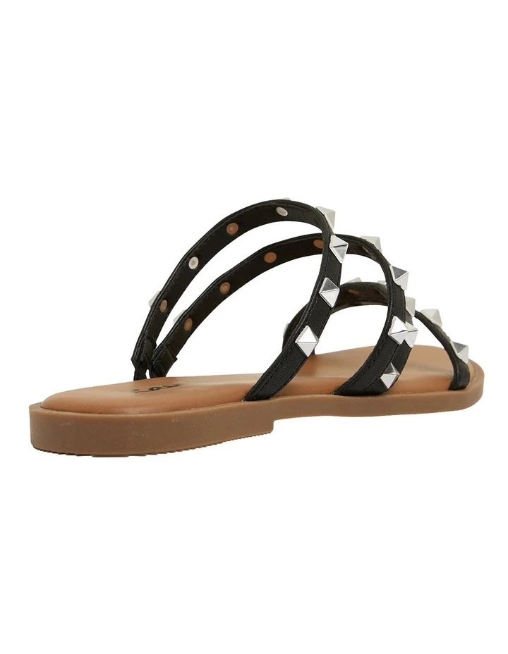 Ravella Carnival Black Smooth Sandals 4 Ravella Carnival Black Smooth Sandals - Image 4
