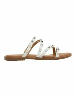 Ravella Carnival White Smooth Sandals