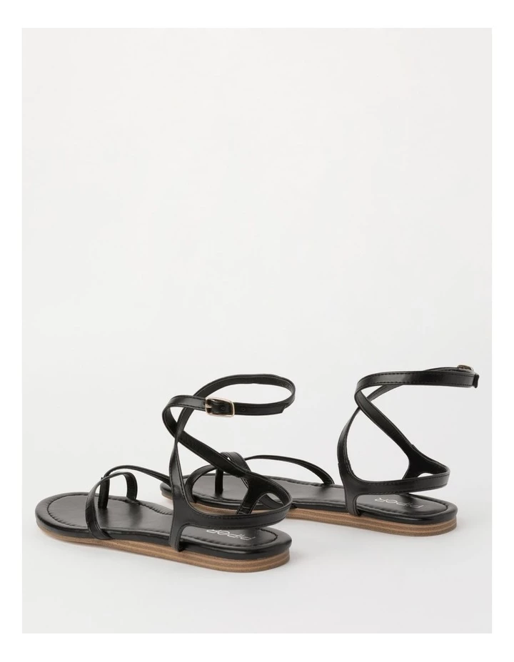 Piper Ivy Black Sandal 4 Piper Ivy Black Sandal - Image 4