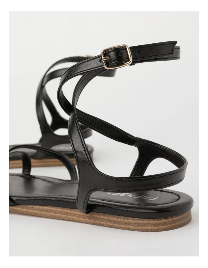 Piper Ivy Black Sandal 5 Piper Ivy Black Sandal - Image 5