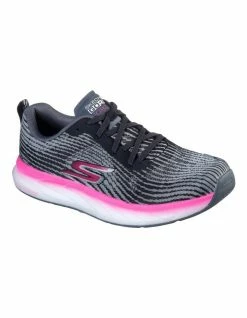 Skechers Forza 4 Black/Hot Pink Sneaker