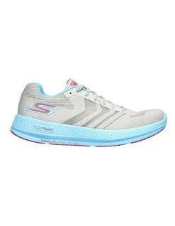 Skechers GOrun Razor Grey/Aqua/Pink Sneaker -Deals Shoes Store 858268720 3 720x928