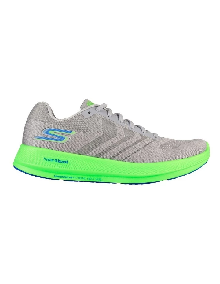 Skechers GOrun Razor Grey/Lime Sneaker 2 Skechers GOrun Razor Grey/Lime Sneaker - Image 2