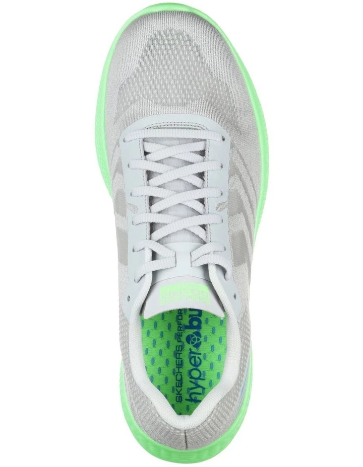 Skechers GOrun Razor Grey/Lime Sneaker 4 Skechers GOrun Razor Grey/Lime Sneaker - Image 4