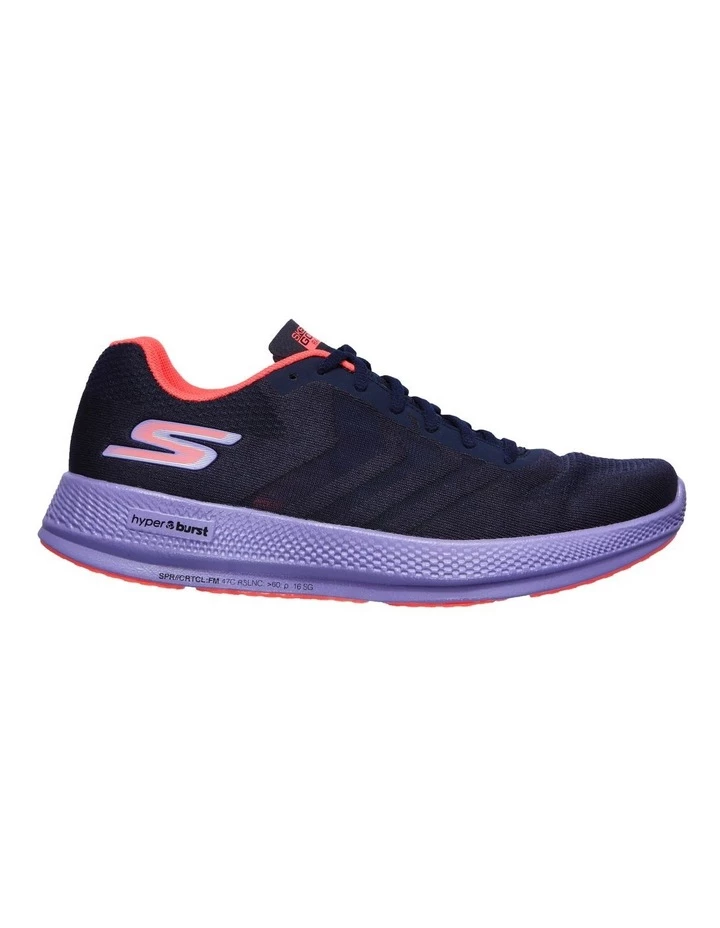Skechers GOrun Razor Navy/Purple Sneaker 2 Skechers GOrun Razor Navy/Purple Sneaker - Image 2