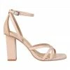 Siren Lucas Nude Kid Leather Sandal